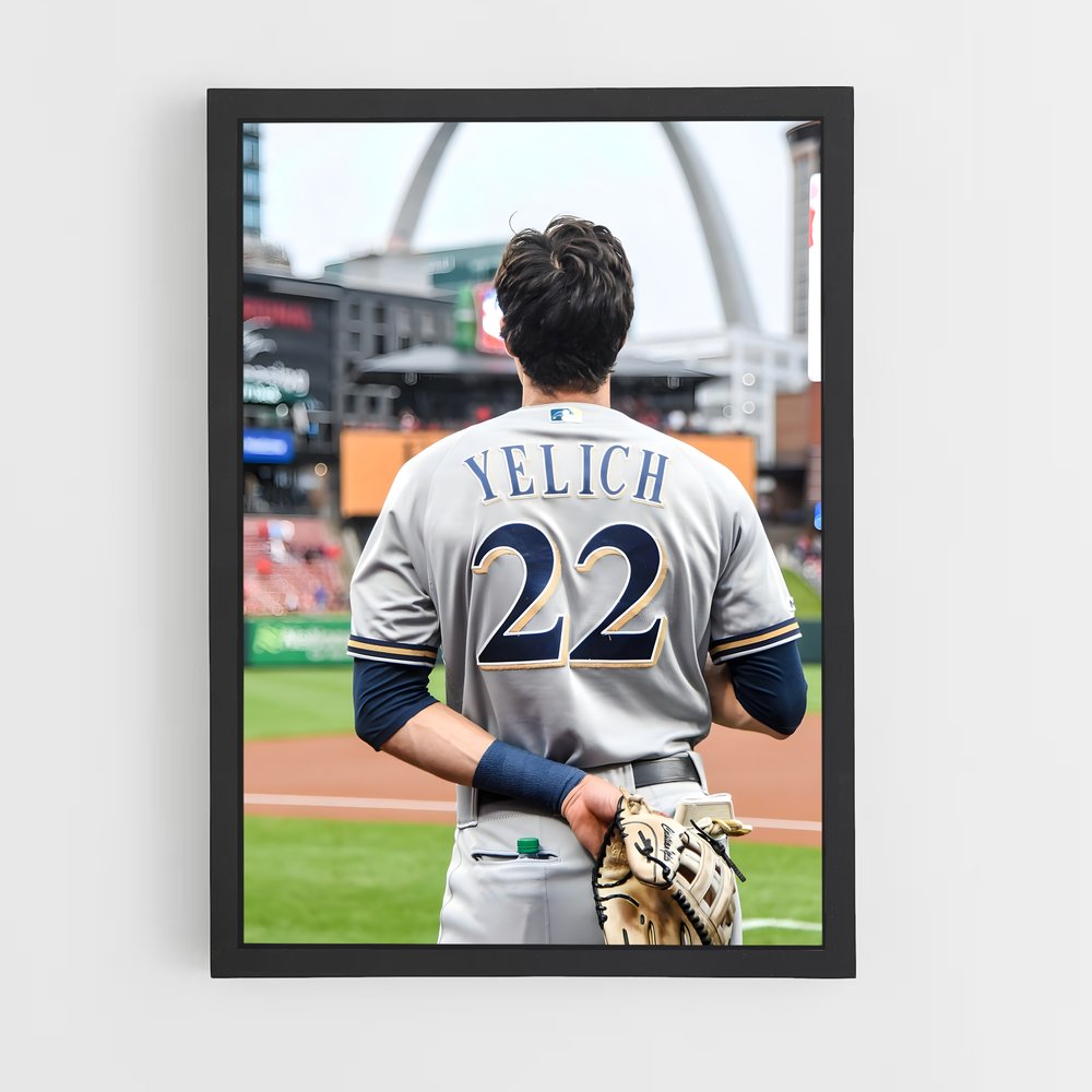 Poster Christian au Marbre – affiche Baseball (vue 2)